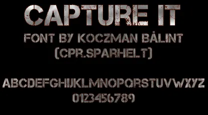 Capture it font