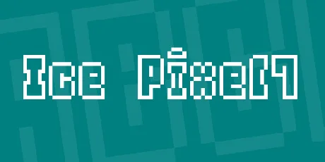 Ice Pixel7 font