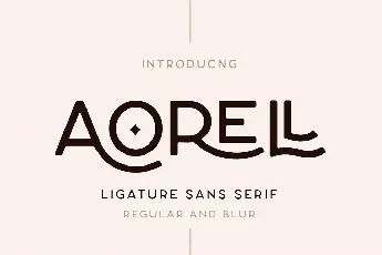 Aorell font