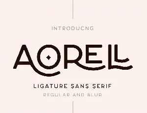 Aorell font