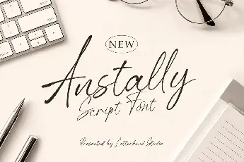 Anstally font