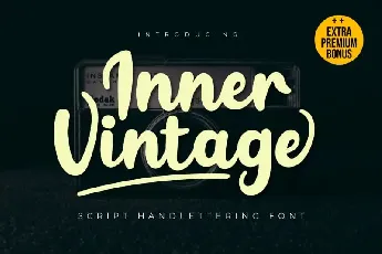 Inner Vintage Handwritten font