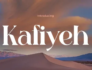 Kafiyeh font