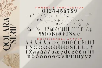 Qolara Serif font