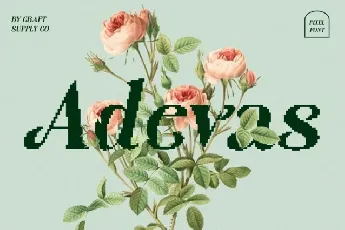 Adevas Pixel font