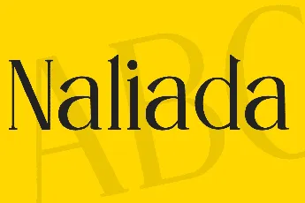 Naliada font