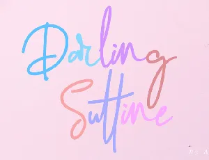 Darling Suttine font