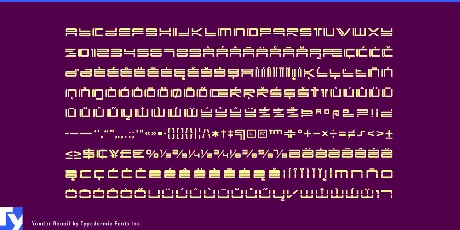 Yonder Recoil font