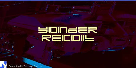 Yonder Recoil font