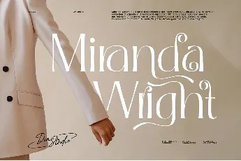 Miranda Wright font