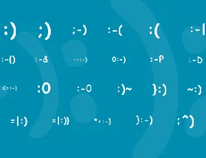 KR Deb's Emoticons font