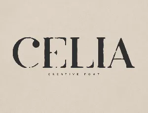 Celia font