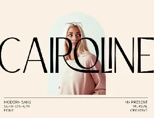 Cairoline font