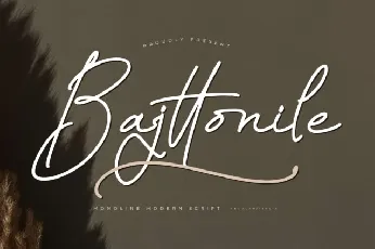 Bajttonile font