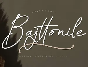 Bajttonile font