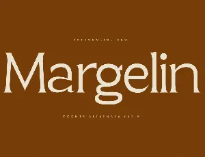 Margelin DEMO VERSION font