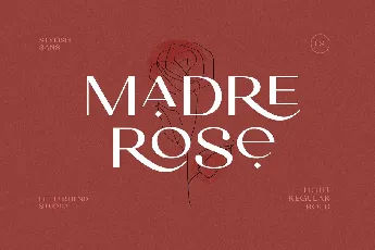 Madre Rose font