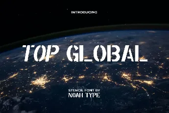 Top Global Demo font