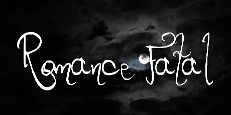 Romance Fatal font