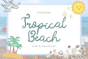 Tropical Beach font