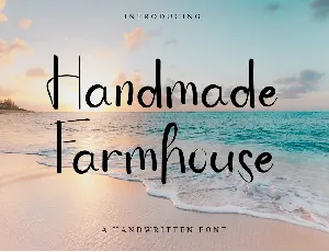 Handmade Farmhouse font