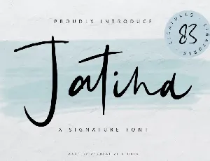 Jatina font