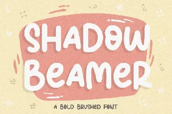 Shadow Beamer Bold Brushed font