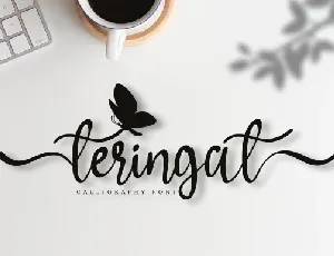 Teringat Script font