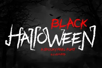 Black Halloween font