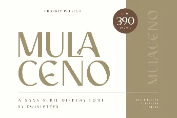 MULACENO Trial font