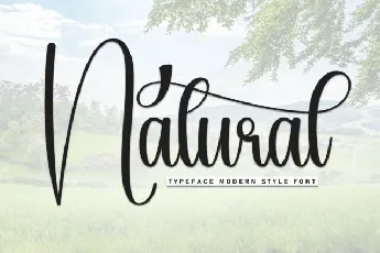 Natural Script font