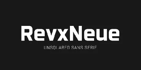 Revx Neue Demo font