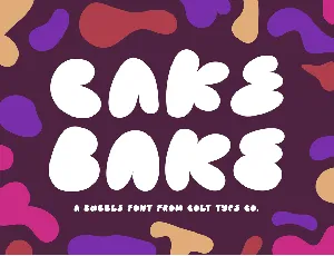 Cake Bake font