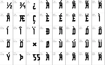 Zodillin font