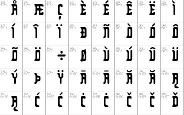 Zodillin font