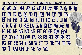 Continent Transport Demo font