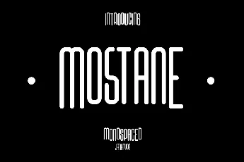 Mostane font