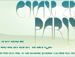 CHASE ZEN PARIS font