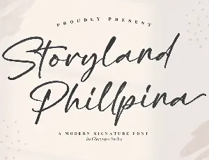 Storyland Phillpina font