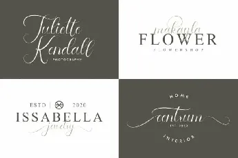 Gloria Beauty Calligraphy font