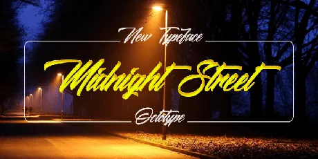 Midnight Street Script font