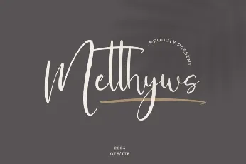 Metthyws font