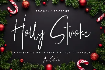 Holly Stroke font