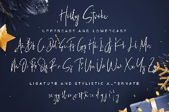 Holly Stroke font