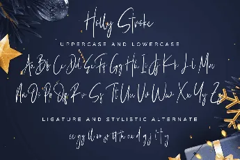 Holly Stroke font