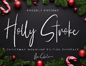 Holly Stroke font