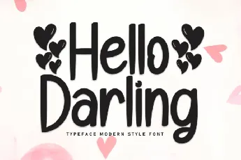 Hello Darling Display font