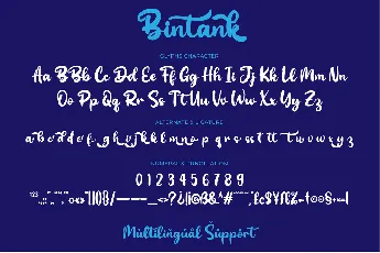 Bintank font