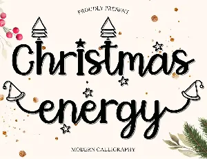 Christmas Energy font