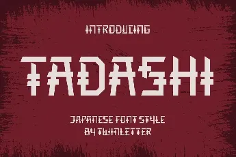 TADASHI font